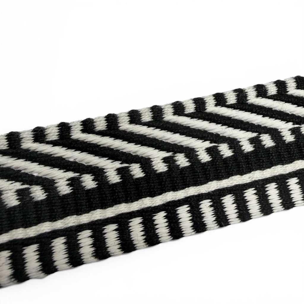 Hermes Bandouliere Sangle Caval 25 Gold Shoulder Strap Black White — view 3