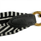Hermes Bandouliere Sangle Caval 25 Gold Shoulder Strap Black White — view 6