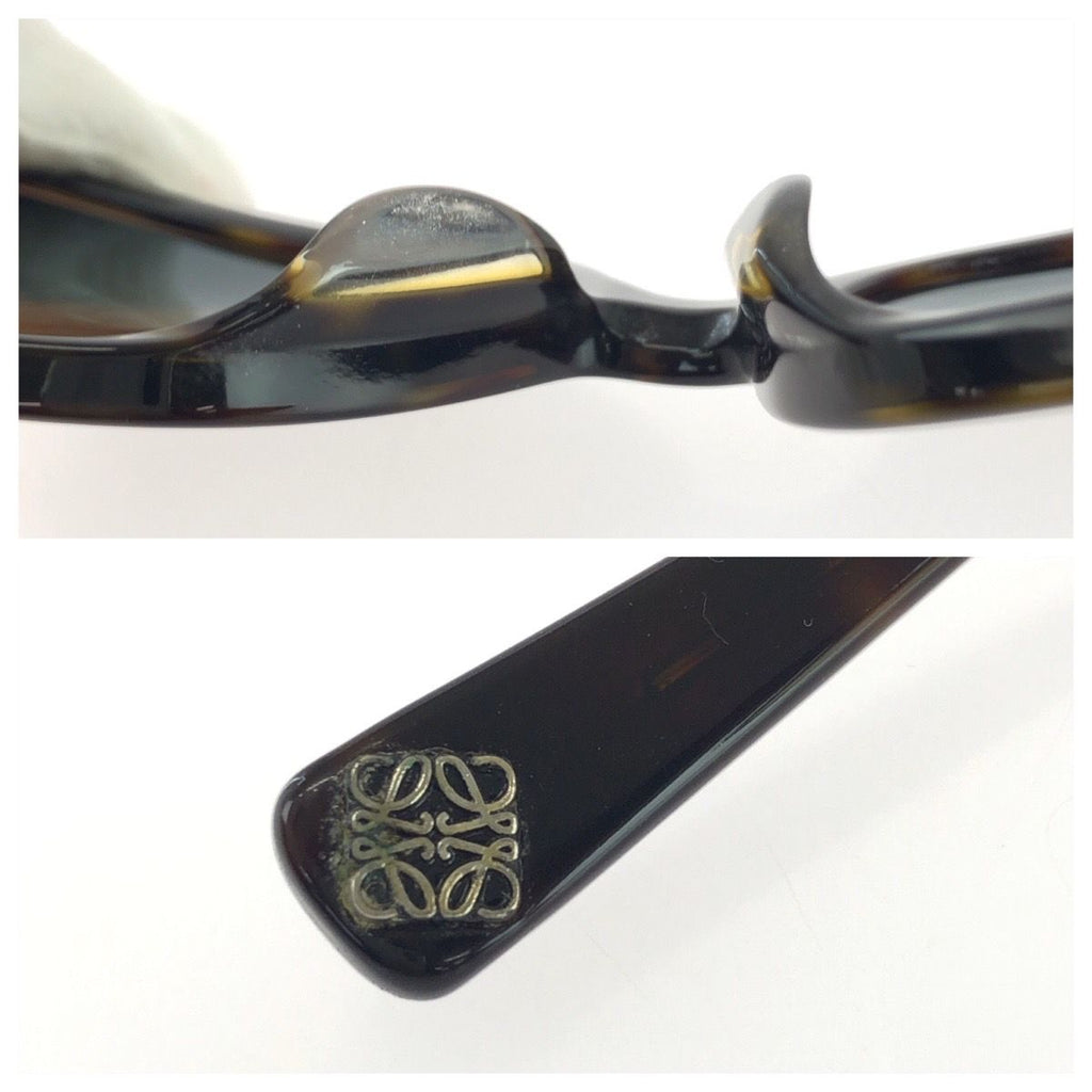Loewe Dark Brown Gold Acetate Plating Sunglasses Frame Eyewear — view 8