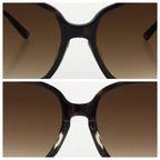 Loewe Dark Brown Gold Acetate Plating Sunglasses Frame Eyewear — view 5