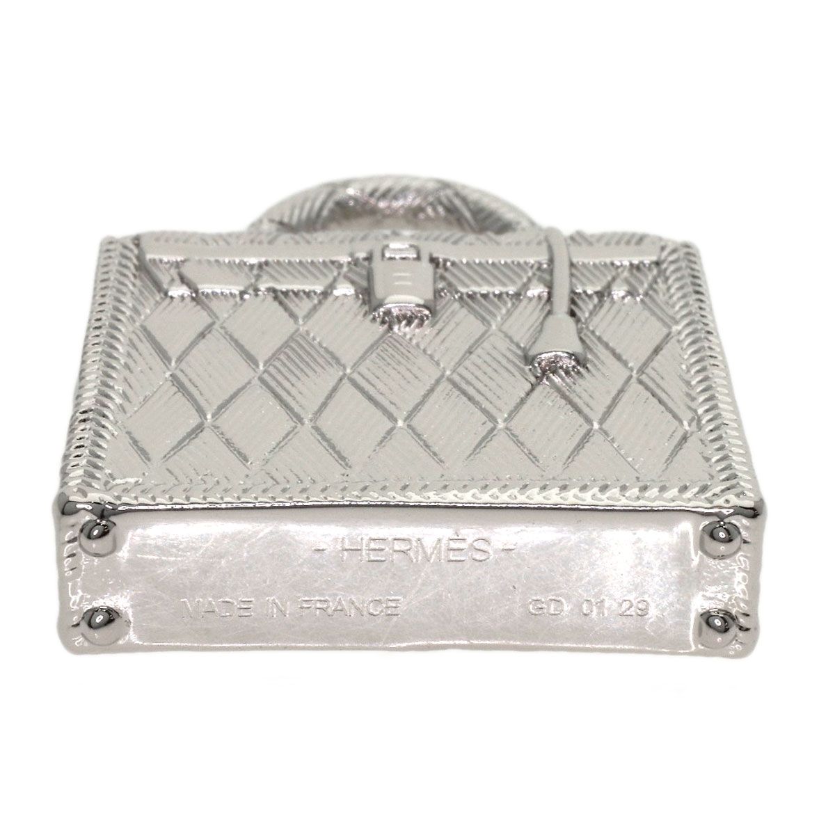 Hermes Kelly Necklace Silver — view 4
