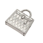 Hermes Kelly Necklace Silver