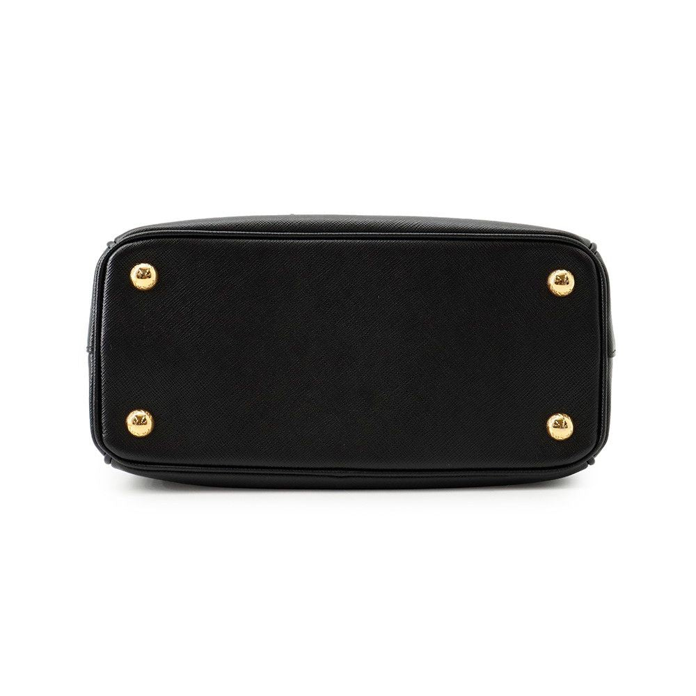 Prada Galleria Small Saffiano Leather 2-Way Shoulder Bag Black — view 3