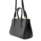 Prada Galleria Small Saffiano Leather 2-Way Shoulder Bag Black — view 2