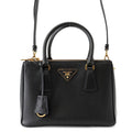 Prada Galleria Small Saffiano Leather 2-Way Shoulder Bag Black