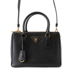 Prada Galleria Small Saffiano Leather 2-Way Shoulder Bag Black