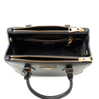 Prada Galleria Small Saffiano Leather 2-Way Shoulder Bag Black — view 6