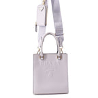 Prada Mini Triangle Logo Leather 2-Way Shoulder
