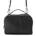 Loewe Shoulder Bag Mini Leather Cloth Black