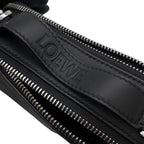 Loewe Shoulder Bag Mini Leather Cloth Black — view 8