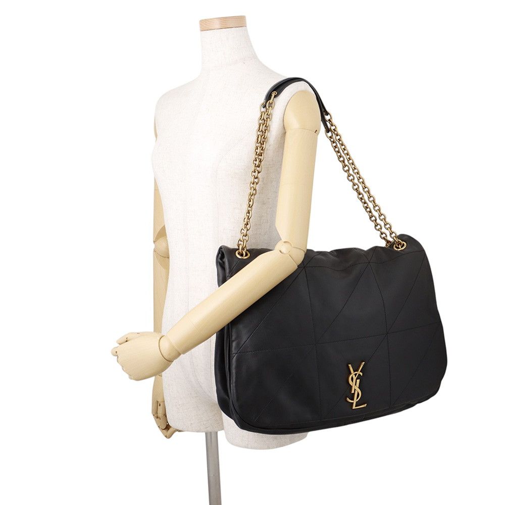 Saint Laurent Paris Chain Shoulder Bag Jamie 4.3 Large Lambskin 2-Way Black — view 4