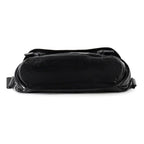 Saint Laurent Paris Embroidered Belt Bag Logo Silk Tech Canvas Black — view 3