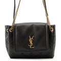 Saint Laurent Paris Chain Shoulder Bag Mini Nolita Quilted YSL Black
