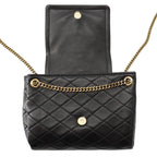 Saint Laurent Paris Chain Shoulder Bag Mini Nolita Quilted YSL Black — view 6