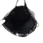 Chanel Backpack 22 Large Shiny Calf Leather Black — view 5