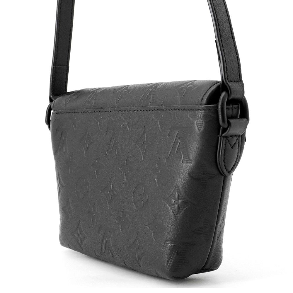 Louis Vuitton Shoulder Bag Monogram Shadow Pulse Wearable Wallet Black — view 2