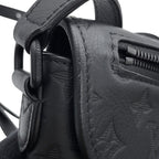 Louis Vuitton Shoulder Bag Monogram Shadow Pulse Wearable Wallet Black — view 8