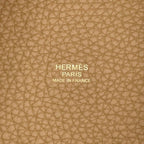 Hermes Handbag Picotin Lock PM Biscuit Gold Taurillon Clemence — view 8
