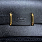 Hermes Shoulder Bag Herbag Zip Mini Black Gold Twal Ash Vache Hunter — view 6