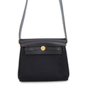 Hermes Shoulder Bag Herbag Zip Mini Black Gold Twal Ash Vache Hunter