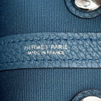 Hermes Tote Neo Garden 23 Party Blue Ton Pet Silver Toile Office Negonda — view 6