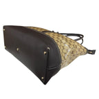 Gucci GG Crystal Tote Coatingcanvas Brown Second — view 5