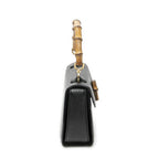 Gucci handle Flap Black Grain Calf Leather — view 4