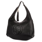 Gucci Soho Hobo Black Grain Calf Leather — view 2