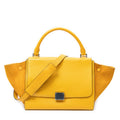 Celine yellow Grain Calf Leather Shoulder