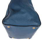Prada Double Handle Tote Blue — view 8