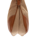 Prada Vintage Flap Cross Bodybrown Beige Jacquard canvas — view 7