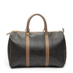 Dior Vintage Travel Bostongray Brown Canvas Handbag — view 5