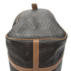 Dior Vintage Travel Bostongray Brown Canvas Handbag — view 7