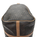 Dior Vintage Travel Bostongray Brown Canvas Handbag — view 8
