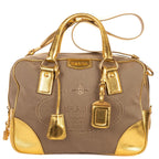 Prada Beige Jacquard canvas Shoulder