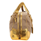 Prada Beige Jacquard canvas Shoulder — view 4
