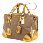 Prada Beige Jacquard canvas Shoulder — view 2