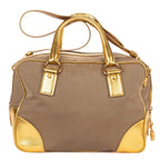 Prada Beige Jacquard canvas Shoulder — view 5