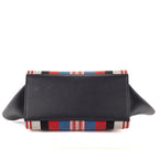 Celine Small navy Red White Stripecanvas Shoulder — view 6