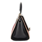 Celine Small navy Red White Stripecanvas Shoulder — view 4