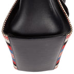 Celine Small navy Red White Stripecanvas Shoulder — view 8