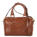 Celine Smallbostonbrown Smooth Calfskin Shoulder