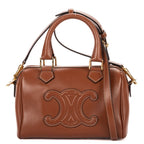 Celine Smallbostonbrown Smooth Calfskin Shoulder