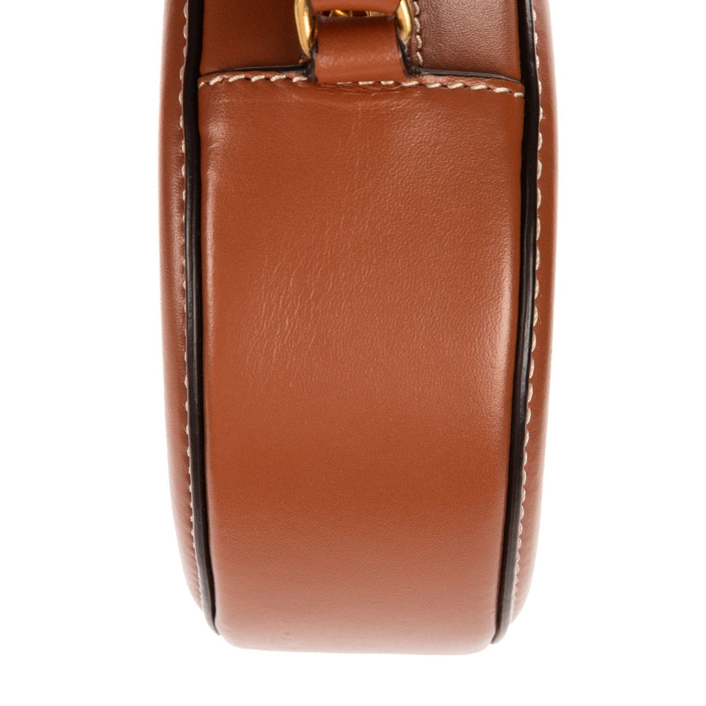 Celine Triomphe Cross Bodybrown Smooth Calfskin Crossbody — view 8