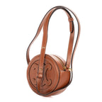 Celine Triomphe Cross Bodybrown Smooth Calfskin Crossbody — view 2