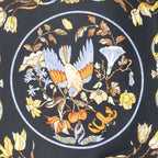 Hermes Scarf Black Light Green Yellow 100% Twillsilk — view 3