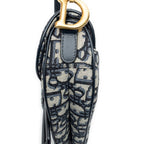 Dior Bag Navy Beige Oblique Jacquardcanvas — view 7