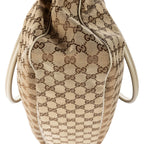 Gucci Mini Tote Beige Ivory GG Canvas — view 7