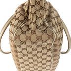 Gucci Mini Tote Beige Ivory GG Canvas — view 8