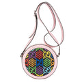Gucci GG Psychedelic Round Crossbody Pink Multicolor Supreme Coated Canvasa